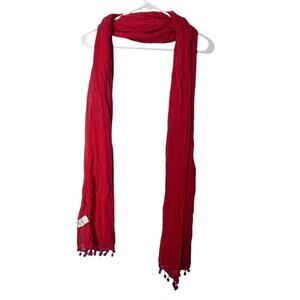 Old Navy Red & Pink Long Cold Weather Winter Scarf Sz OS